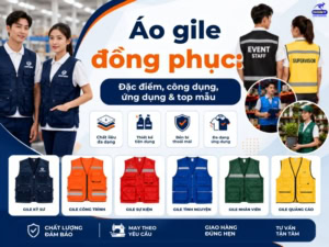 áo gile đồng phục
