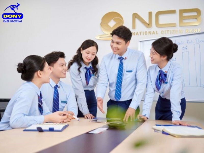 Áo sơ mi đồng phục ngân hàng NCB