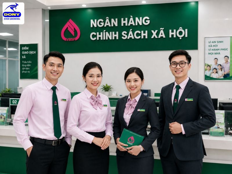 Mẫu đồng phục ngân hàng chính sách xã hội đẹp