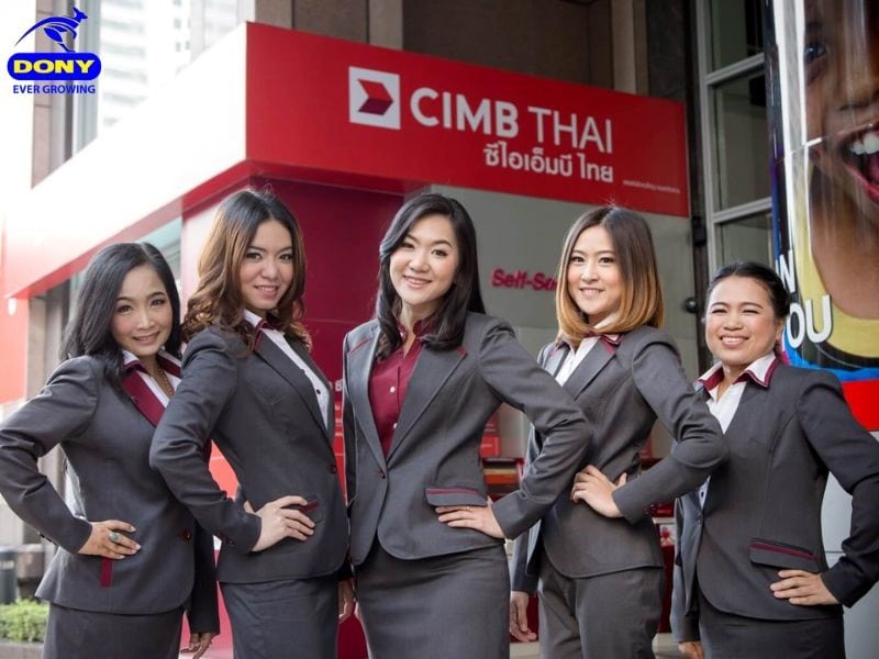 Phụ kiện đồng phục ngân hàng CIMB