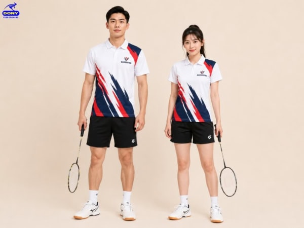 Mẫu áo thun polo đồng phục bóng chuyền cá tính, năng động