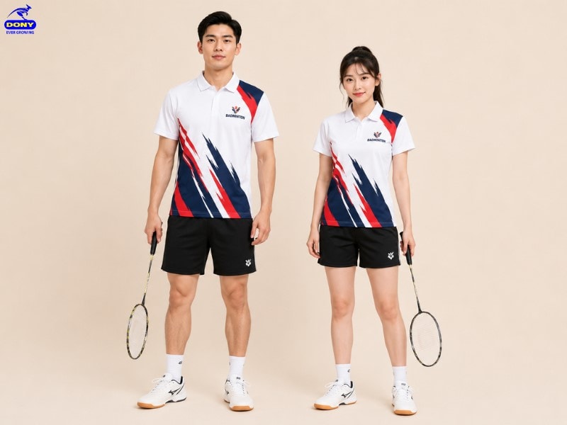 Mẫu áo thun polo đồng phục bóng chuyền cá tính, năng động
