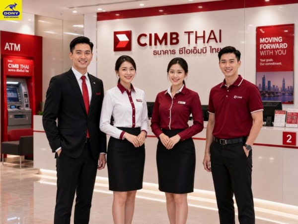 Mẫu đồng phục ngân hàng CIMB đẹp
