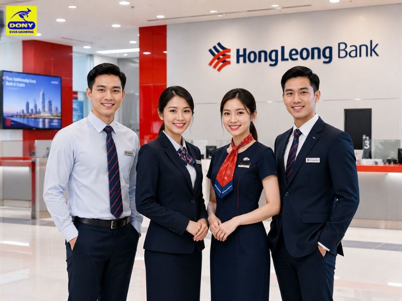 Mẫu đồng phục ngân hàng Hong Leong