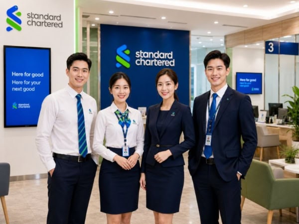 Đồng phục ngân hàng Standard Chartered