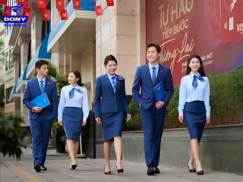 Quần âu và chân váy đồng phục ngân hàng NCB