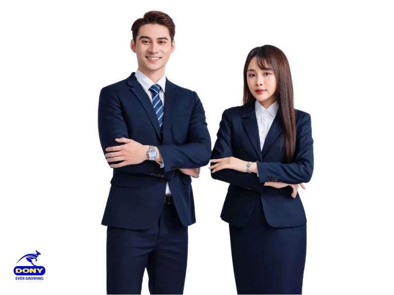 Đồng phục quần tây, chân váy tại ngân hàng ANZ.