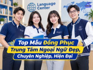 đồng phục trung tâm ngoại ngữ
