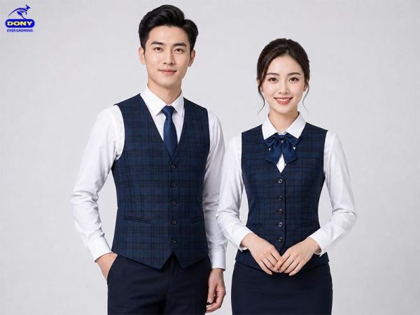Mẫu gile công sở caro đẹp