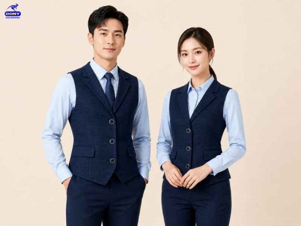 Gile đồng phục công sở xanh navy