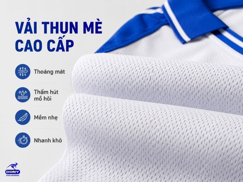 Chất liệ may đồng phục thể dục