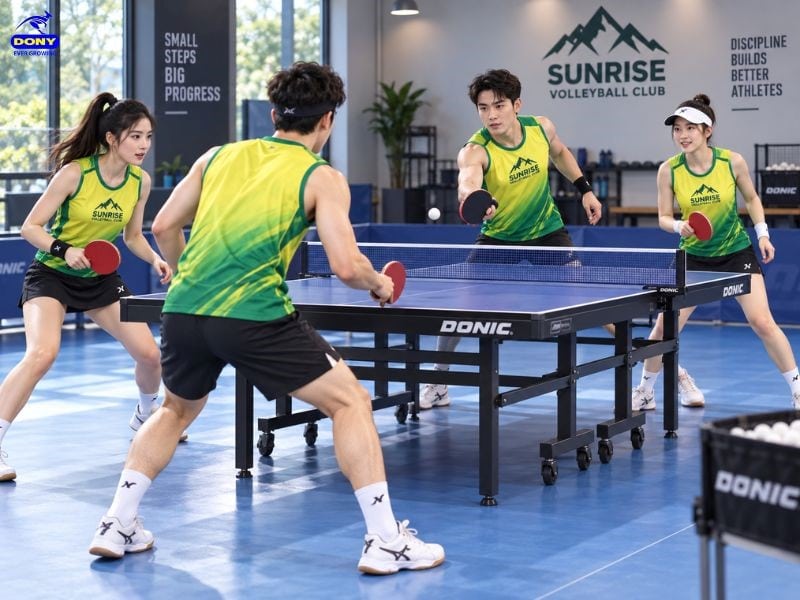 Đường may tinh tế, đều đặn, chịu được lực tác động mạnh và sự co giãn liên tục khi vận động