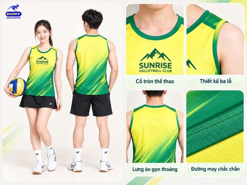 Dáng áo cắt may thể thao chuẩn form