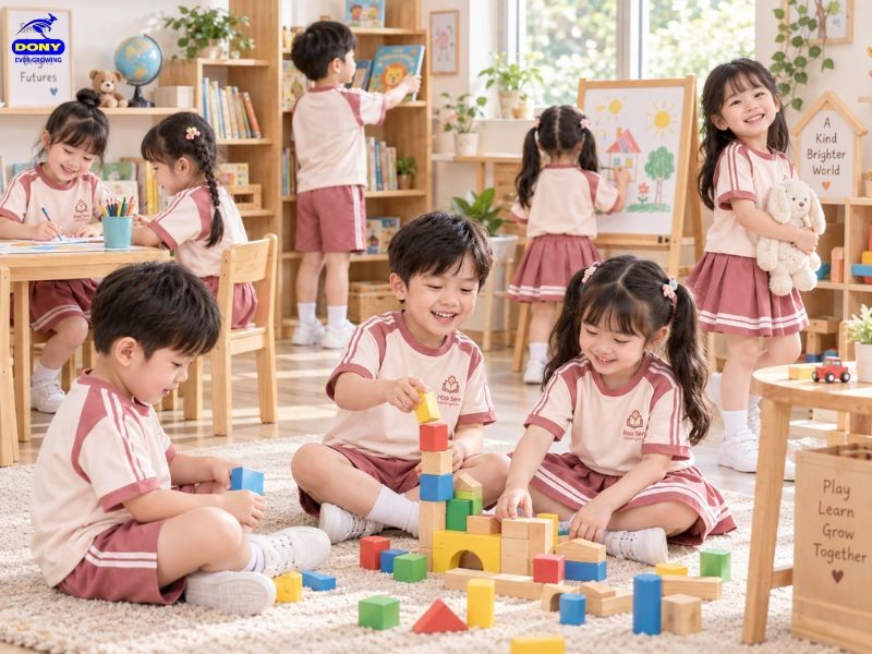 Đường may chắc chắn phù hợp hoạt động hằng ngày của trẻ