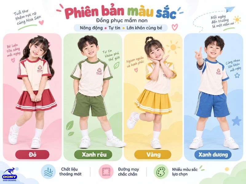 Dony có thể tùy chỉnh màu sắc theo yêu cầu của khách hàng